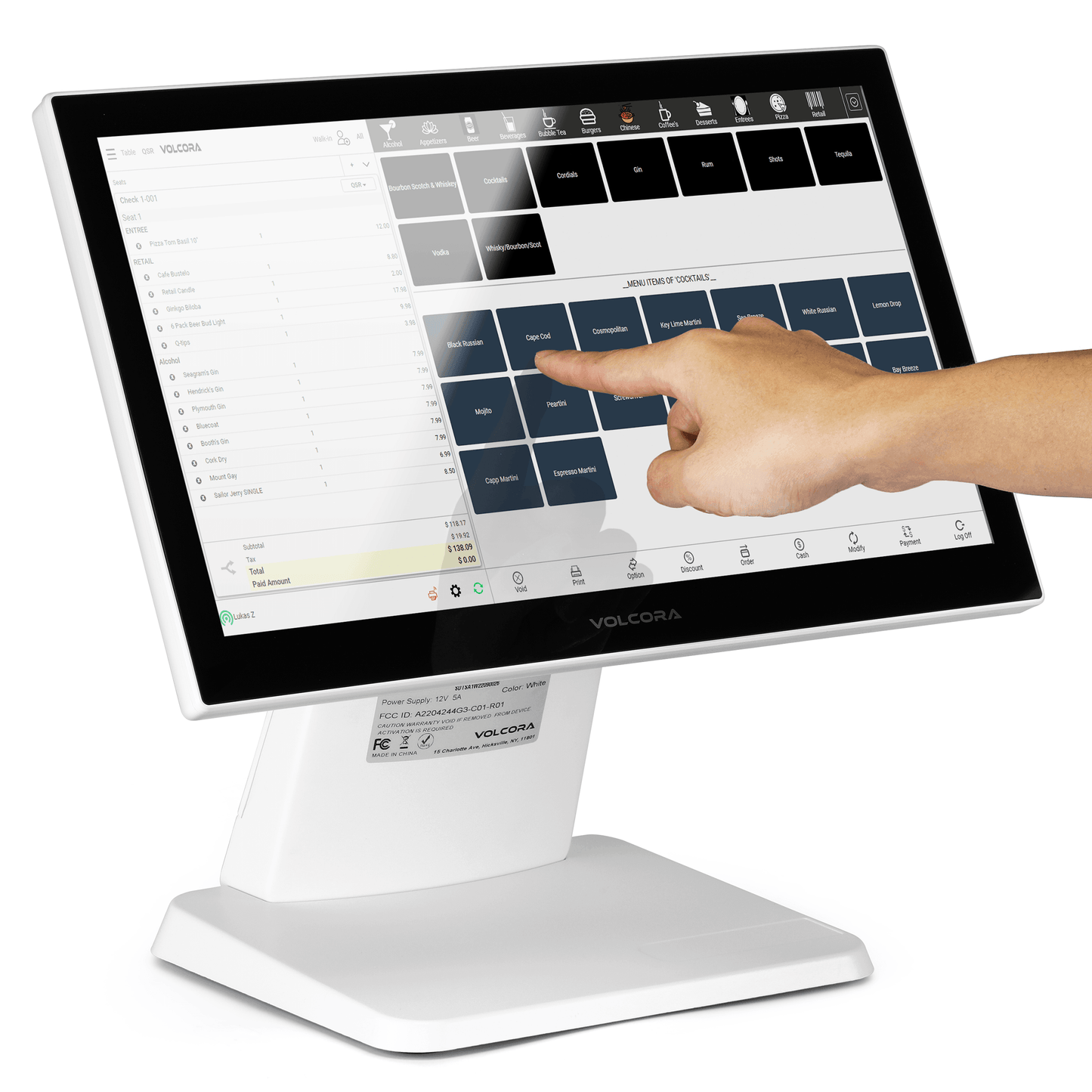Volcora Point-of-Sale Terminal - Windows 11 Professional - Intel Core i5 10th Generation