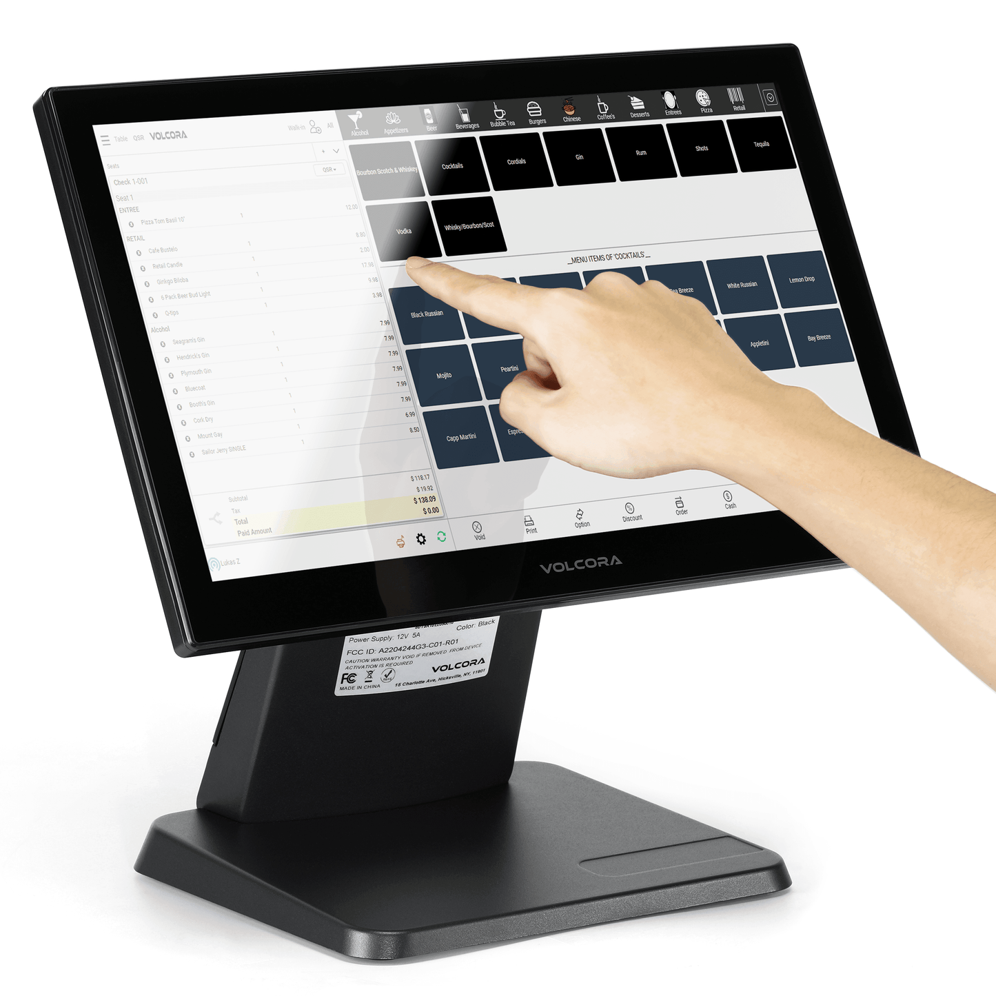 Volcora Point-of-Sale Terminal - Android 11 Terminal