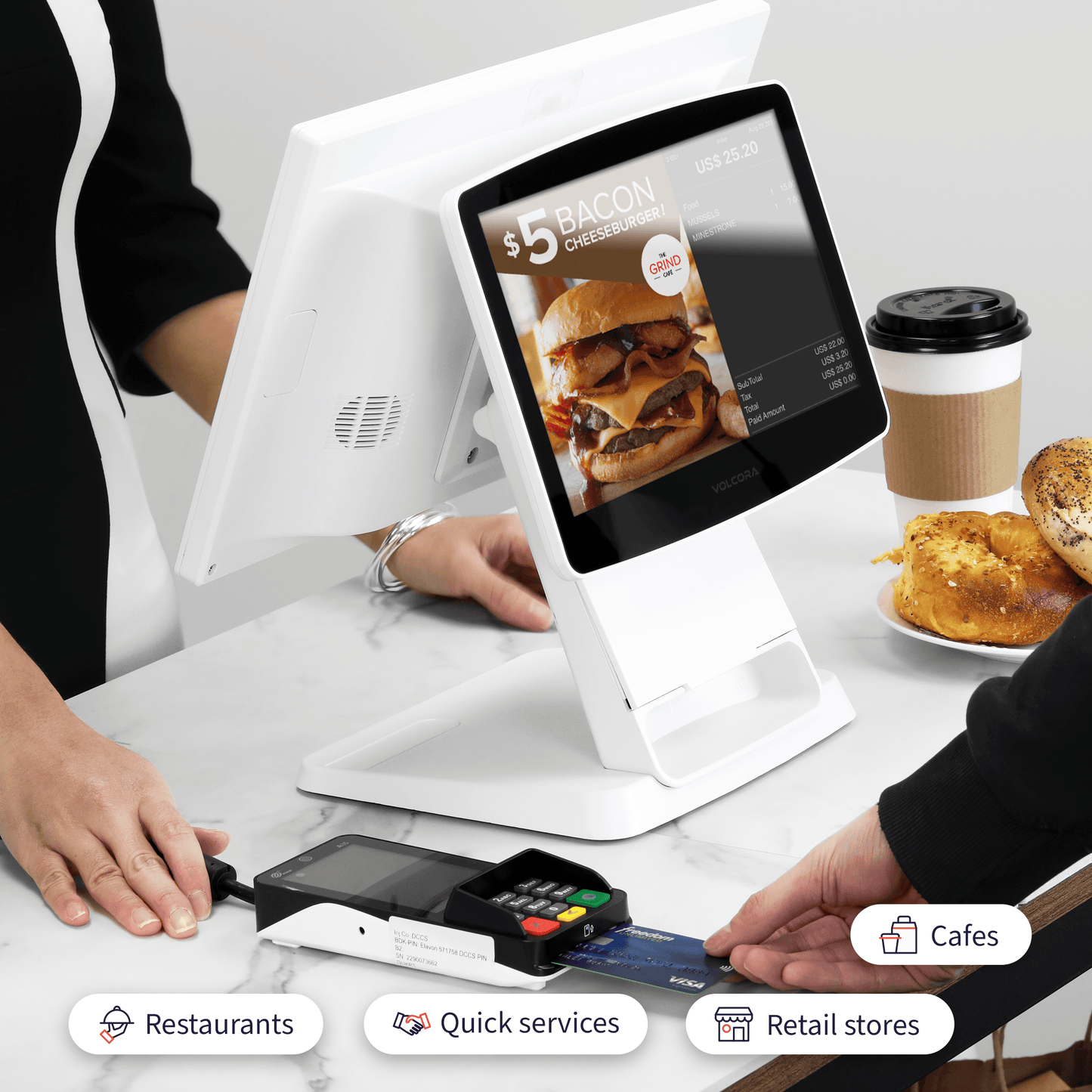Volcora Point-of-Sale Terminal - Android 11 Terminal
