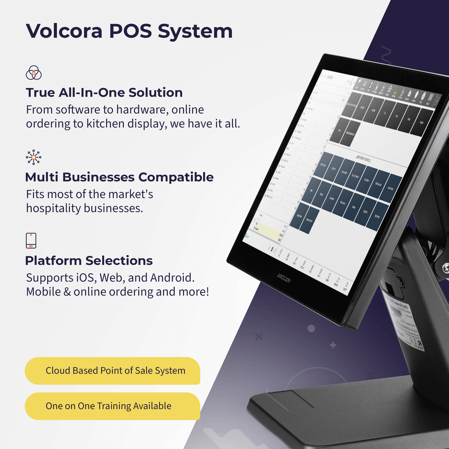 Volcora Point-of-Sale Terminal - Android 11 Terminal
