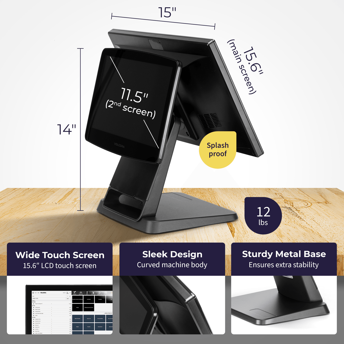 Volcora Point-of-Sale Terminal - Android 11 Terminal