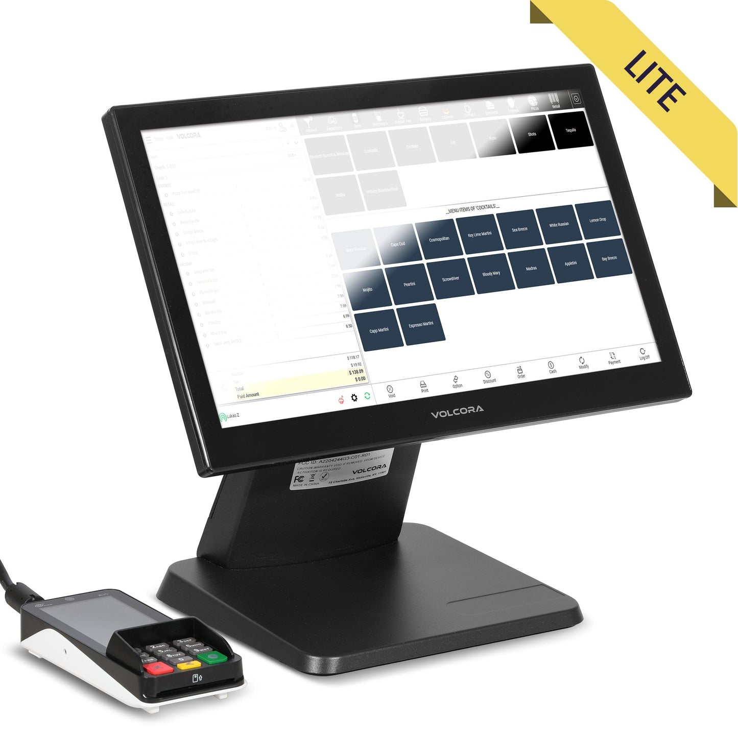Volcora Point-of-Sale Terminal - Android 11 Terminal
