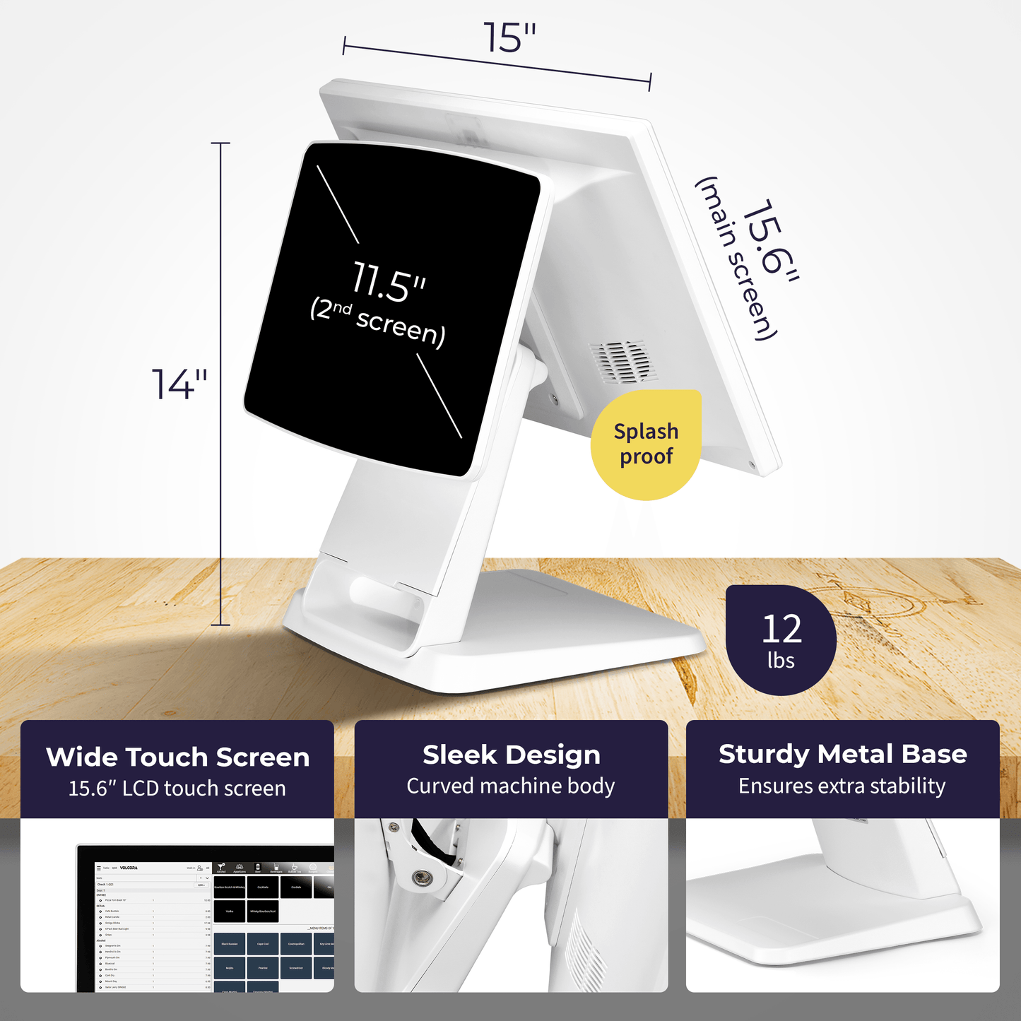 Volcora Point-of-Sale Terminal - Android 11 Terminal