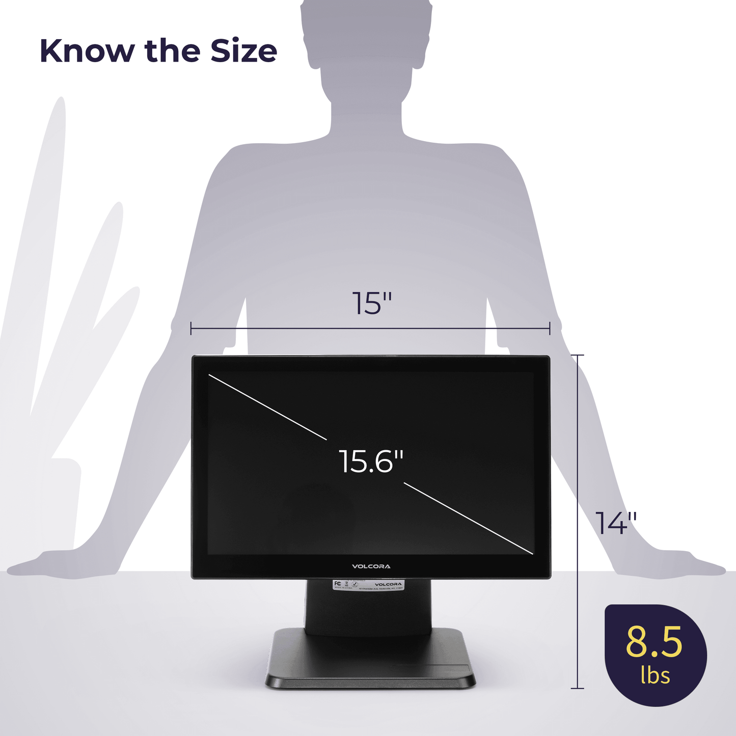 Volcora Point-of-Sale Terminal - Windows 11 Professional - Intel Core i5 10th Generation