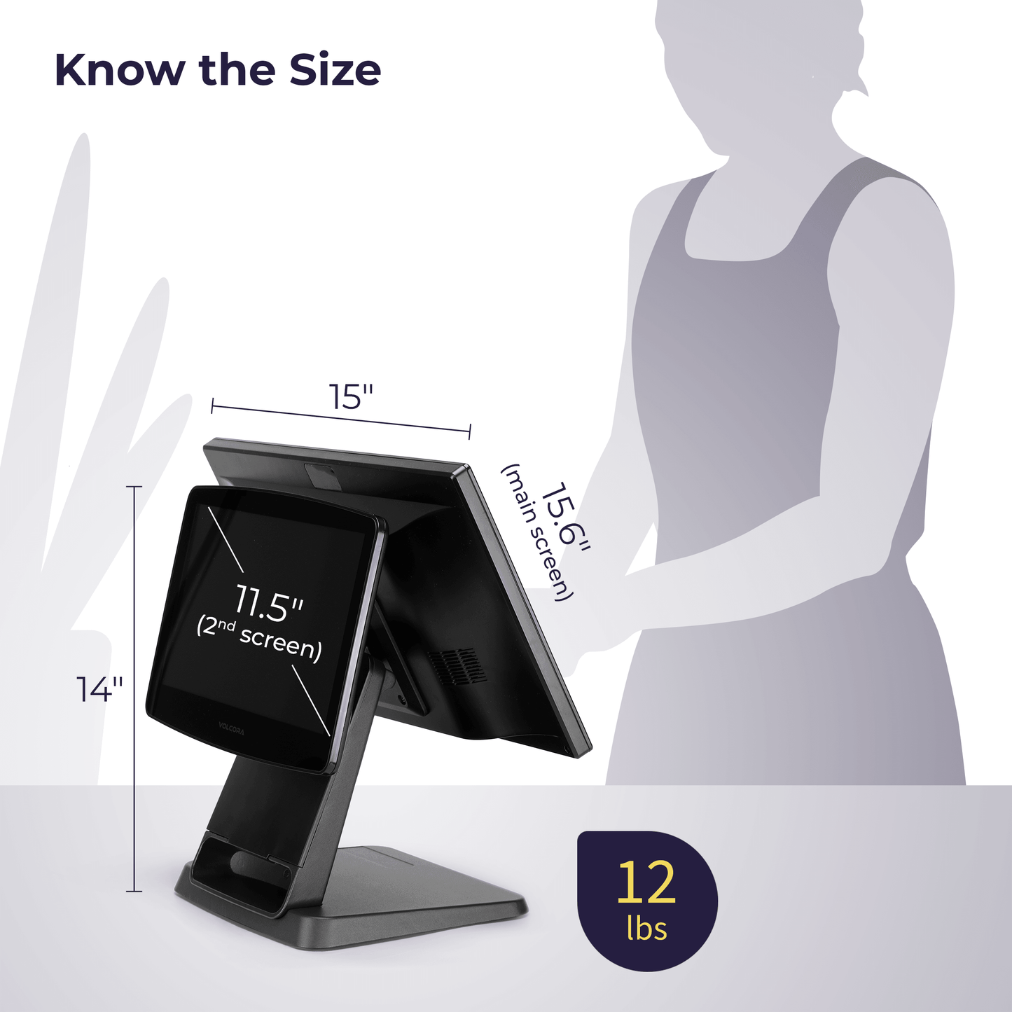 Volcora Point-of-Sale Terminal - Android 11 Terminal