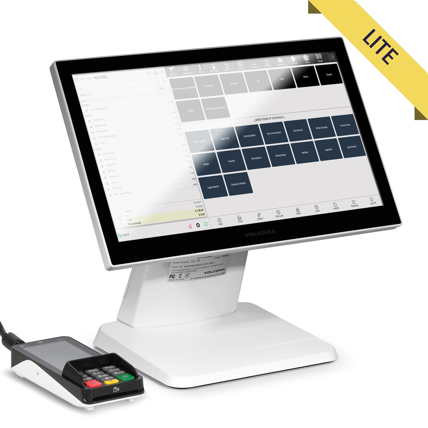 Volcora Point-of-Sale Terminal - Android 11 Terminal