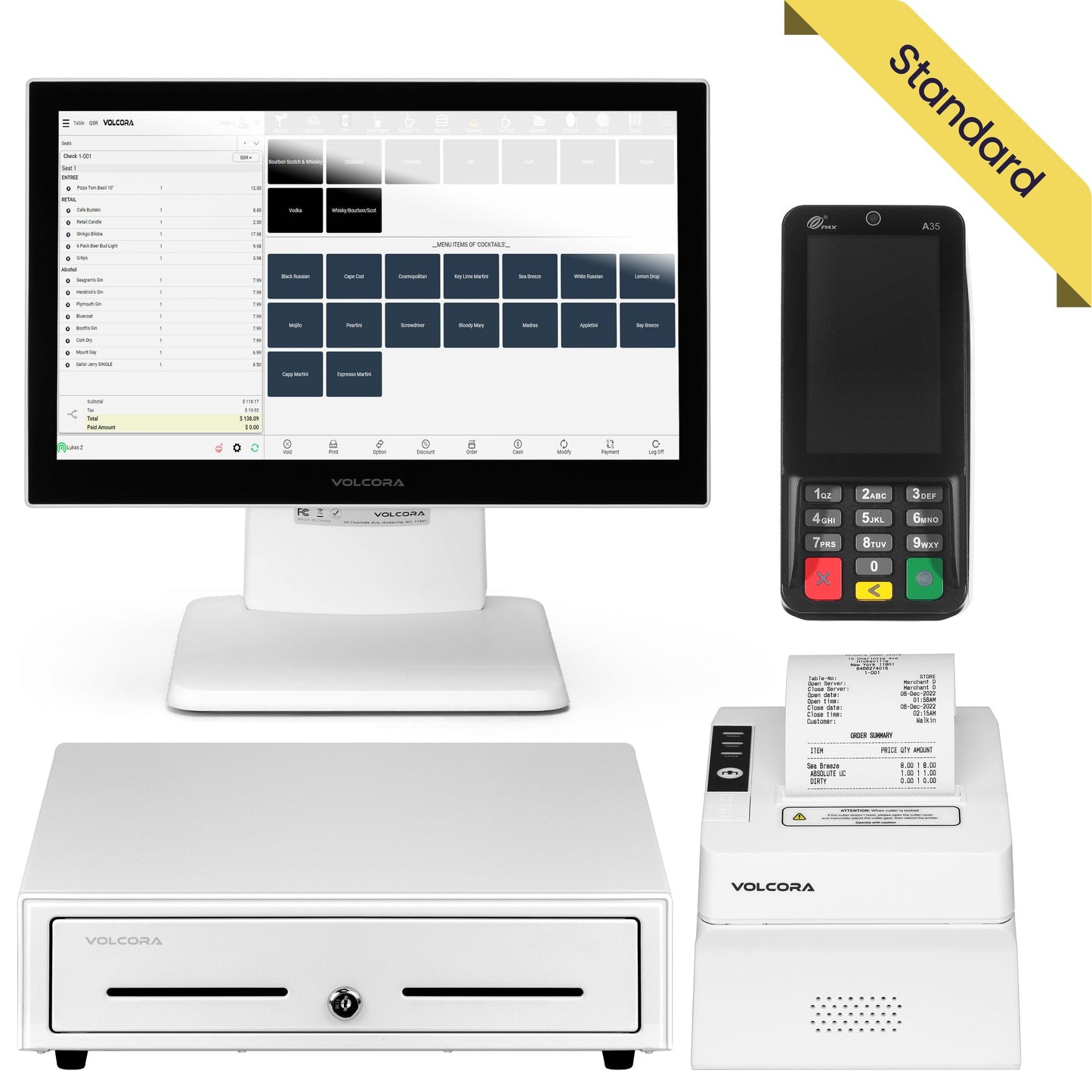 Volcora Point-of-Sale Terminal - Android 11 Terminal