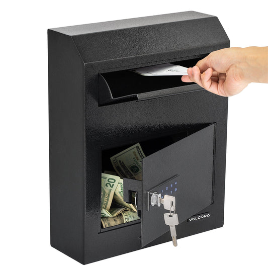 Wall Mount Digital Keypad Lock Drop Safe